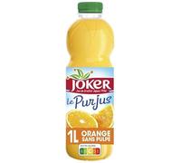Joker - Zumo de naranja puro sin pulpa 1 L - Pack de 4