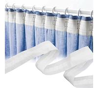 JOKILYCortina Accesorios y Cinta Plisada para Cortinas, Ventanas y Puertas, Ducha (30mx2.5cm)