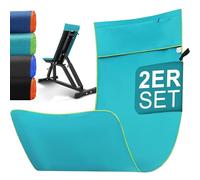 Jokisa 2 Piezas Toalla de Microfibra, 120x50 cm Toalla Gimnasio, Absorbente y de Secado Rápido, Ultraligera, Ideal para Gym, Viaje, Deporte, Playa, Camping, Yoga y Sauna (Azul Pavo Real)