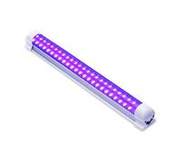 JOKITA 10W 40 LED UV Tubo Negro púrpura arandela de Pared Barra KTV de Amplio Voltaje lámpara de curado Tubo Led lámpara UV 365 395 Enchufe Americano y Europeo (Color : 365nm EU)