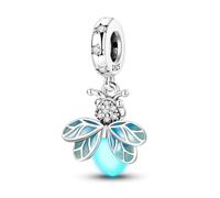 Jokmeo Colgante de plata 925 para mujeres con letras de la A a la Z, compatible con pulseras y collares de estilo Pandora y europeo. Adecuado para mujeres y niñas. J222