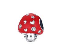 Jokmeo Dije charm en plata fina 925, compatible con pulseras y collares de estilo Pandora y europeo. Adecuado para mujeres y niñas.