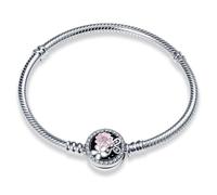 Jokmeo Pulsera de Plata de Ley 925 para Mujer, Pulsera de Eslabones Serpiente de la Colección Pandora Moments, Compatible con Dijes, Adecuada para Mujeres y Niñas. 257-294
