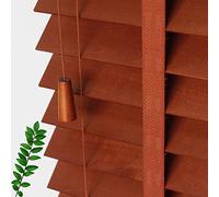 Jolan Persianas Venecianas Interiores De Madera,Persianas Horizontales De Lamas De 50mm,Persianas De Tratamiento De Ventanas,Cortinas Venecianas De Madera Maciza De Opacas,W×H-105x150cm/41x59in