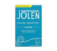 Jolen - Tiras depilatorias faciales de 16 bandas