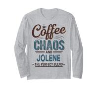 Jolene Personalized Cute Coffee Girls Jolene Name Manga Larga