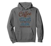 Jolene Personalized Cute Coffee Girls Jolene Name Sudadera con Capucha