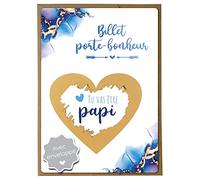 Joli Coon Carte a gratter annonce grossesse grand parents - Tu vas être papi avec enveloppe - Annonce grossesse papi