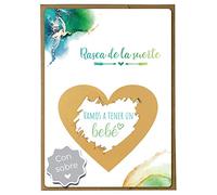 Joli Coon Tarjeta de rascar Vamos a tener un bebé con sobre - Anunciar embarazo bebé