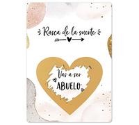 Joli Coon Tarjeta de rascar Vas a ser abuelo - Anunciar embarazo abuelo