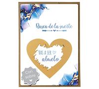 Joli Coon Tarjeta de rascar Vas a ser abuelo con sobre - anunciar embarazo abuelo