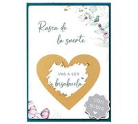 Joli Coon Tarjeta de rascar Vas a ser bisabuela con sobre - Anunciar embarazo bisabuela