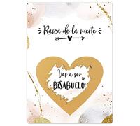 Joli Coon Tarjeta de rascar Vas a ser bisabuelo - Anunciar embarazo bisabuelo