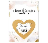 Joli Coon Tarjeta de rascar Vas a ser papá - Anunciar embarazo papá