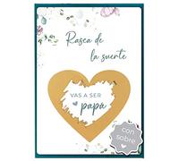 Joli Coon Tarjeta de rascar Vas a ser papá con sobre - Anunciar embarazo papá