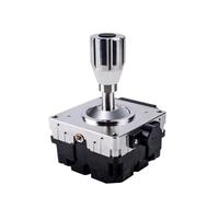 JOLIANE Balancín Hall con amortiguación de fricción de Dos Ejes y 1 botón de 80 A, manija de balancín for yate, Varilla de Empuje, lancha rápida(12-28V Output CAN2.0)