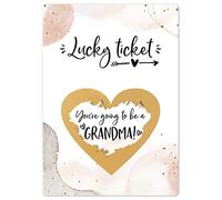 JoliCoon Pregnancy announcement scratch card - You are going to be a grandma - Baby announcement