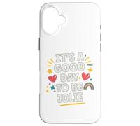 Jolie Personalized Retro Girls Custom Jolie Name Carcasa para iPhone 16 Plus