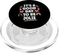 Jolie Personalized Retro Girls Custom Jolie Name PopSockets PopGrip para MagSafe