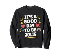 Jolie Personalized Retro Girls Custom Jolie Name Sudadera