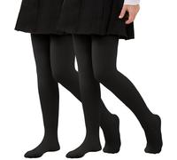 Joligiao Medias Termicas Invierno Niñas Medias de Ballet para Niña Suaves Cómodas Mallas con Tupidos Forro Niña Opacas Mallas Térmicas Elásticas Invierno Uso Diario Escuela Danza Ballet Informales