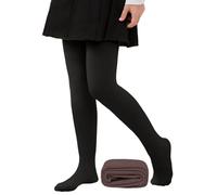 Joligiao Medias Termicas Invierno Niñas Medias de Ballet para Niña Suaves Cómodas Mallas con Tupidos Forro Niña Opacas Mallas Térmicas Elásticas Invierno Uso Diario Escuela Danza Ballet Informales