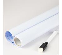 JOLIHOME Pizarra Blanca Autoadhesiva Pizarra de Tiza Rollo de Pegatinas de Pared Pegatina Extraíble Impermeable Papel de Pizarra Blanca para el Hogar Oficina Escuela Pizarra 90x200cm