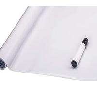 JOLIHOME Pizarra Blanca Autoadhesiva Pizarra de Tiza Rollo de Pegatinas de Pared Pegatina Extraíble Impermeable Papel de Pizarra Blanca para el Hogar Oficina Escuela Pizarra 44x400cm