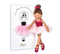 Jolijou - Ma Petite Bailarina - Muñeca de Tela de Bailarina - Caja de Regalo - 35 cm - Leotardos - Tutu, Zapatillas de Baile, Nudo - Idea de Regalo para niña - JJ6036