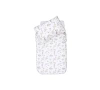 Jollein 003-005-67056 Dreamy Mouse - Juego de Cama (100 x 140 cm + 40 x 60 cm), Color Blanco