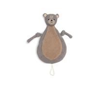 Jollein 031-594-67078 - Manta para bebé (29 x 20 cm), diseño de oso, color gris y marrón