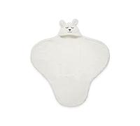 Jollein 032-566-65331 - Manta (100 x 105 cm), diseño de Conejo, Color Blanco