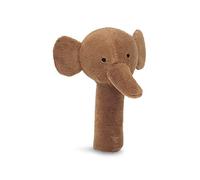 Jollein 039-001-66045 Tela Terciopelo Grasping Toy Rattle Elephant Caramel