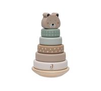 Jollein 120-001-68103 Torre apilable de Madera con Anillos