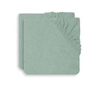 Jollein 2550-503-00095 - Funda De Cambiador Rizo 50X70Cm Color Verde Ceniza (Paquete De 2)
