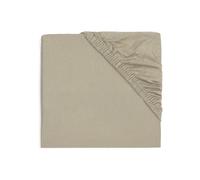 Jollein 511-507-67058 Sábana Bajera Ajustable para Cuna - Jersey Olive (60 x 120 cm)
