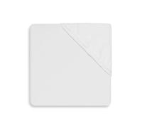 Jollein 512-507-00001 Molton - Sábana Bajera Ajustable (60 x 120 cm), Color Blanco