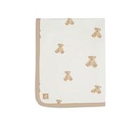 Jollein 513-511-66095 - Manta (75 x 100 cm), diseño de oso, color blanco