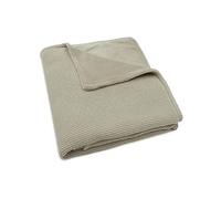 Jollein 517-522-67054 - Manta infantil de punto con forro polar, color verde oliva (100 x 150 cm)