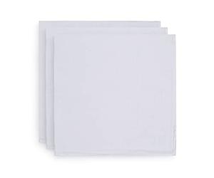 Jollein 535-855-00001 - Paños de Gasa (70 x 70 cm, 3 Unidades), Color Blanco