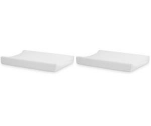 Jollein 550-503-00001 - Funda De Cambiador Rizo 50X70Cm Color Blanco (Paquete de 2)