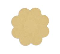 Jollein Alfombra de baño infantil Sun - Honey - Antideslizante - Agarre seguro para bebés y niños pequeños - Alfombrilla antideslizante de silicona suave - 45×45 cm