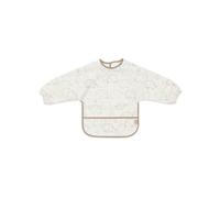 Jollein Babero para bebé con Mangas - Elephant Tales - Babero Impermeable - con Cierre de Velcro - Babero para bebé - Babero para la Baba