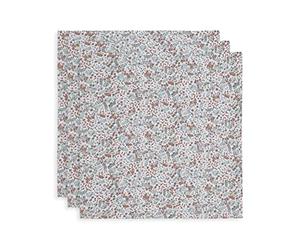 Jollein Bloom Hydrophile Multi Paño 3-Piezas, 70 cm Largo x 70 cm Ancho, Multicolor