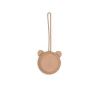 Jollein Caja de chupete de silicona para llevar - Light Terra - Sin BPA - Estuche para chupete - Ø7 cm - Almacenamiento para chupete