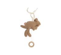 Jollein Caja de música para bebé - Canguro oots - Caja de música para bebé con música - Caja de música suave con canguro y bebé - Con anillo de madera para dar cuerda - Ayuda a dormir bebés - Regalos