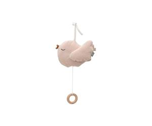 Jollein Caja de música para bebé - Lovely Birds - Colgante musical de tela - para niñas y niños - Juguete musical para bebé