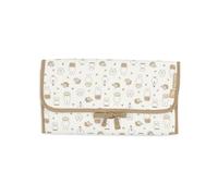 Jollein Cambiador - Miffy Family Farm - Con bolsillos y lazo - Suave y lavable - Cambiador portátil - Ideal para llevar