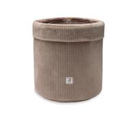 Jollein Cesta de almacenaje para Cambiador - Cloudy Rib - Milky Coffee - Organizador para Cambiador - Accesorio para Cambiador - 35x30 cm