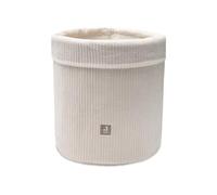 Jollein Cloudy Rib - Cesta de almacenamiento para cambiar pañales, 35 x 30 cm